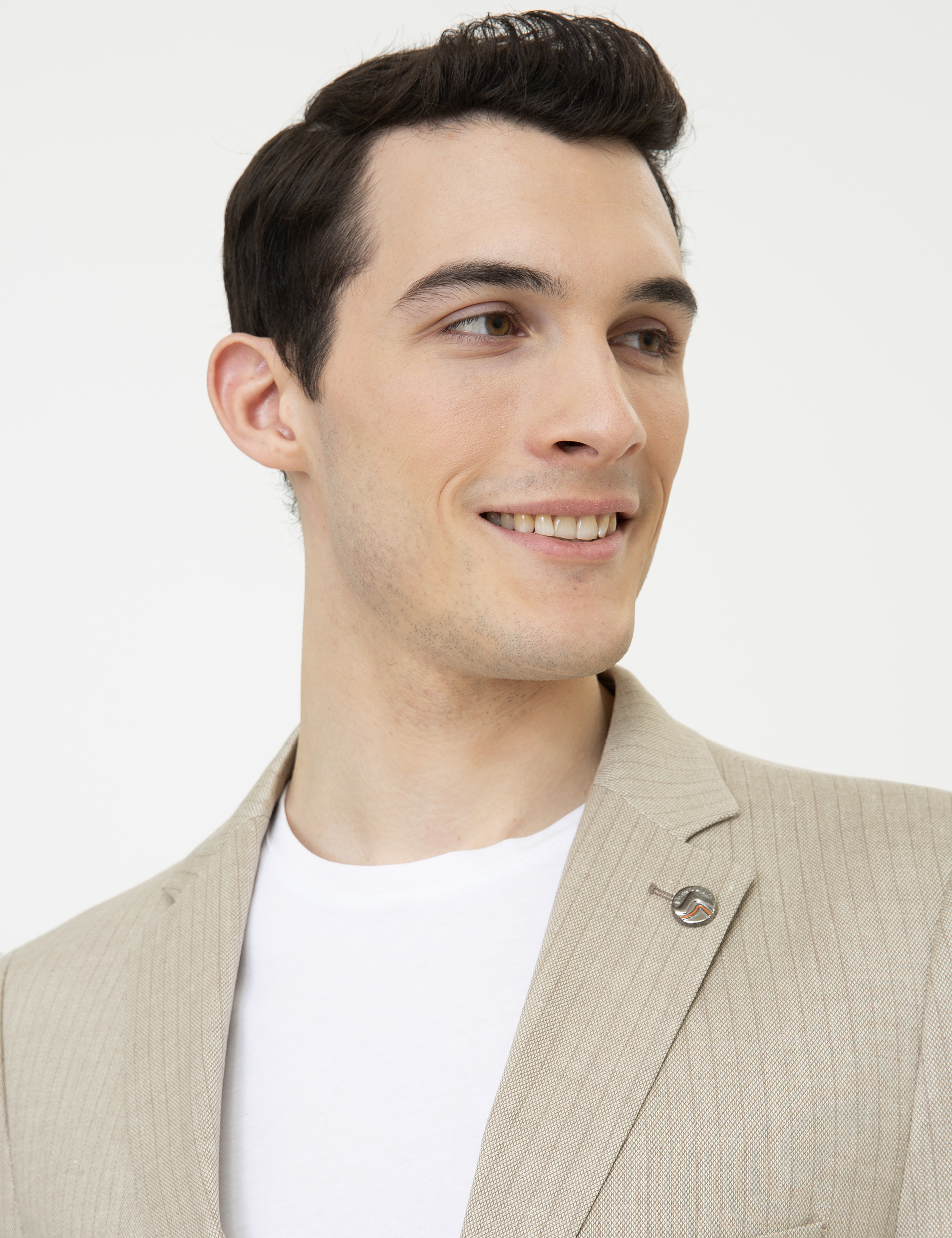 Açık Kahverengi Ex. Slim Fit Ceket - Image 4