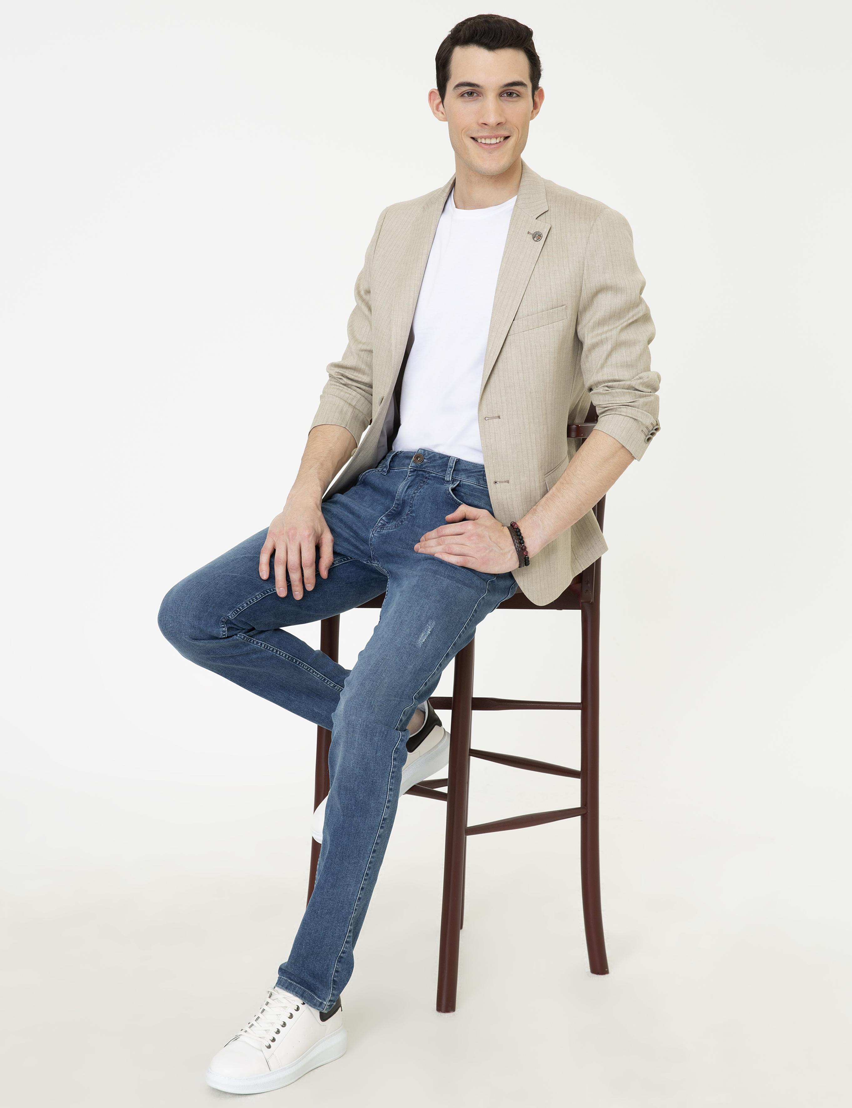 Açık Kahverengi Ex. Slim Fit Ceket