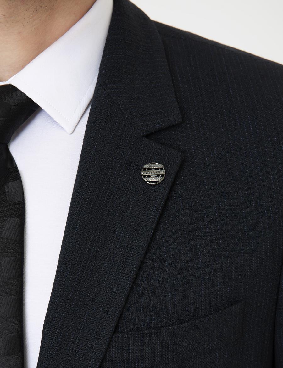 Lacivert Slim Fit Takım Elbise