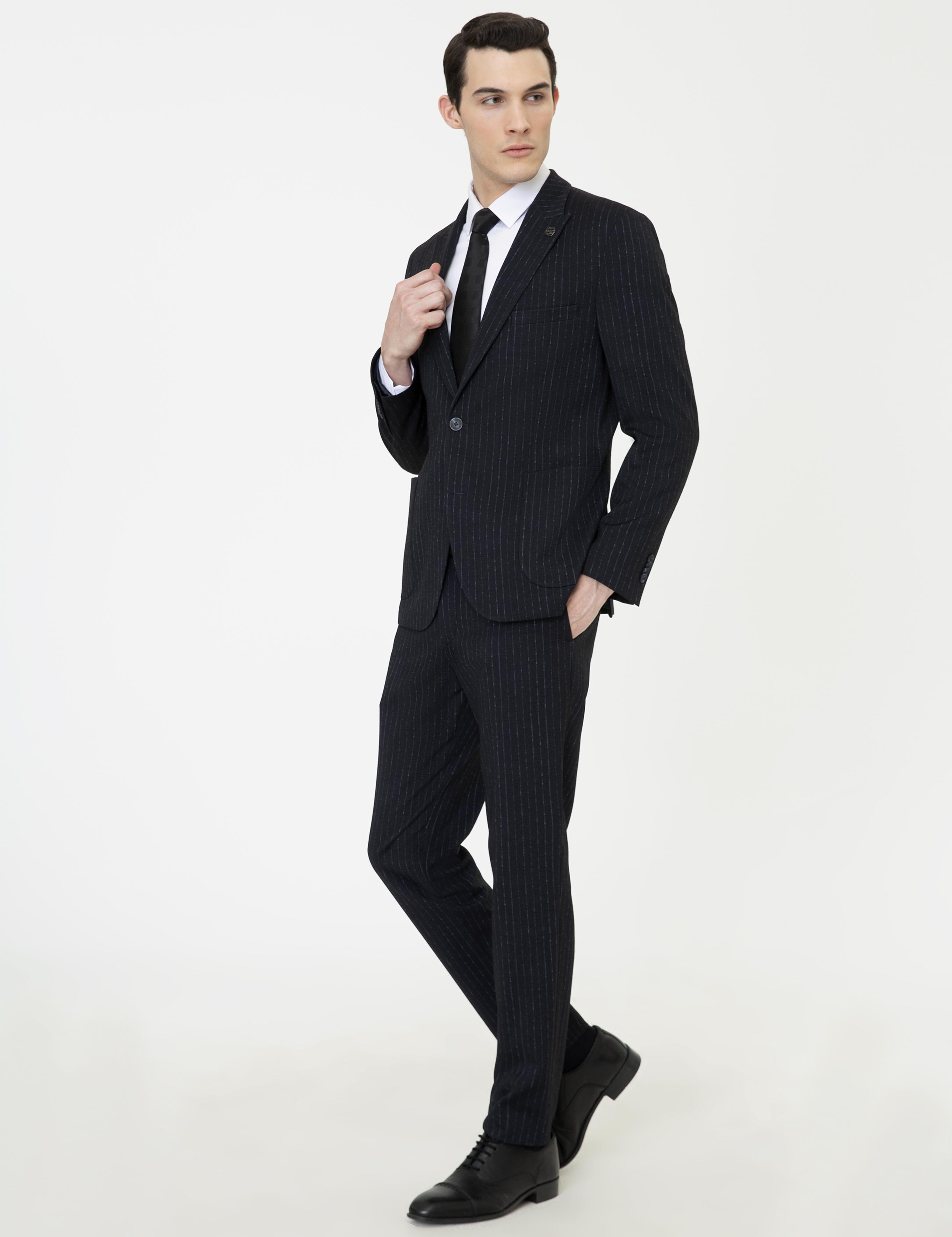 Lacivert Ex. Slim Fit Takım Elbise