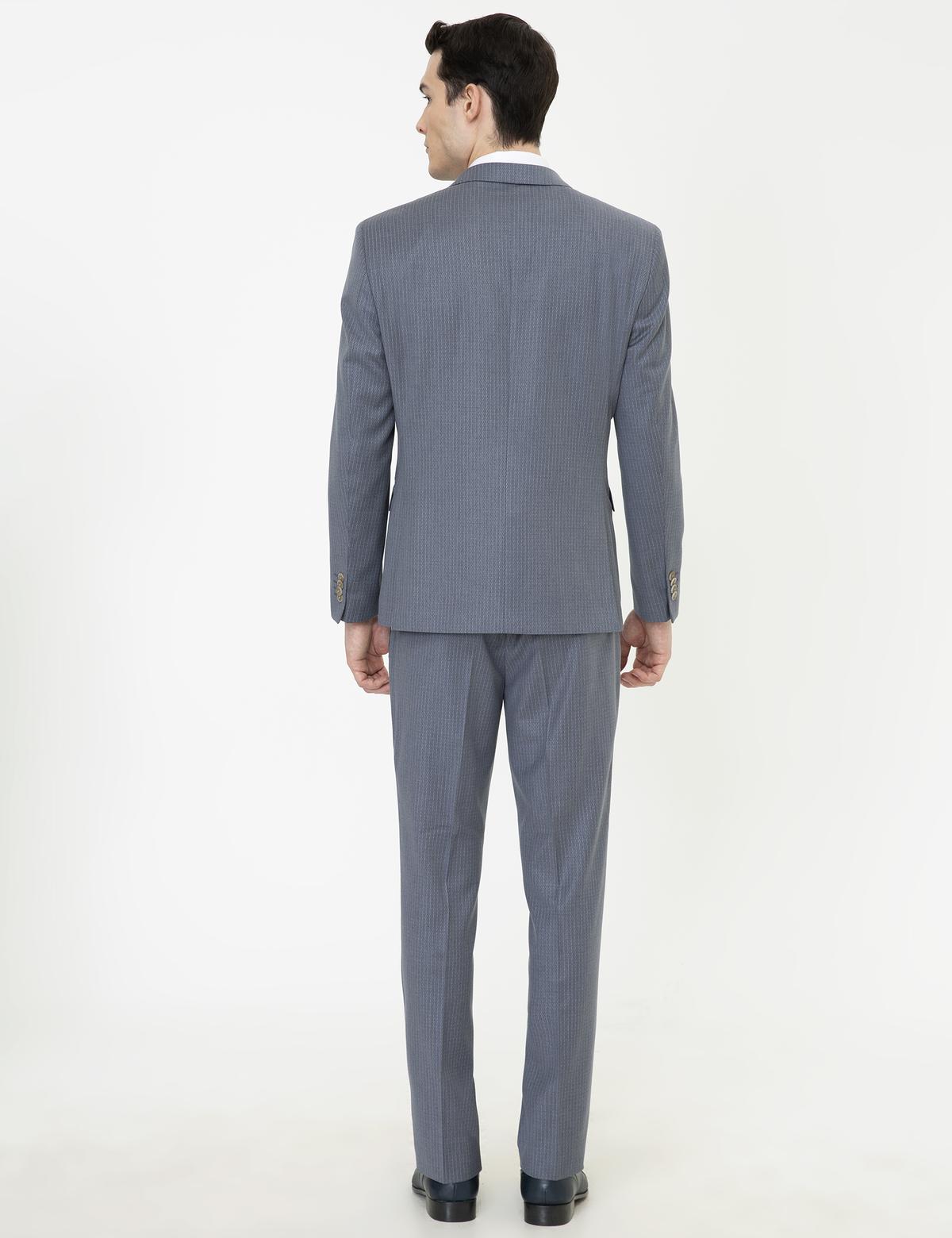 Gri Slim Fit Takım Elbise - 50251405005