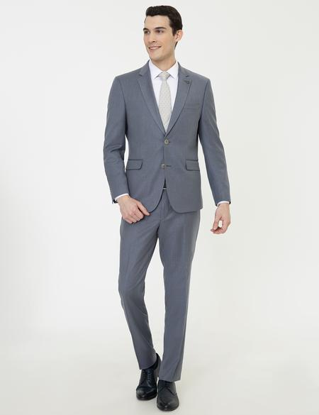 Gri Slim Fit Takım Elbise - 50251405005