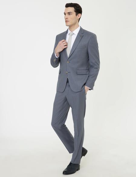Gri Slim Fit Takım Elbise - 50251405005