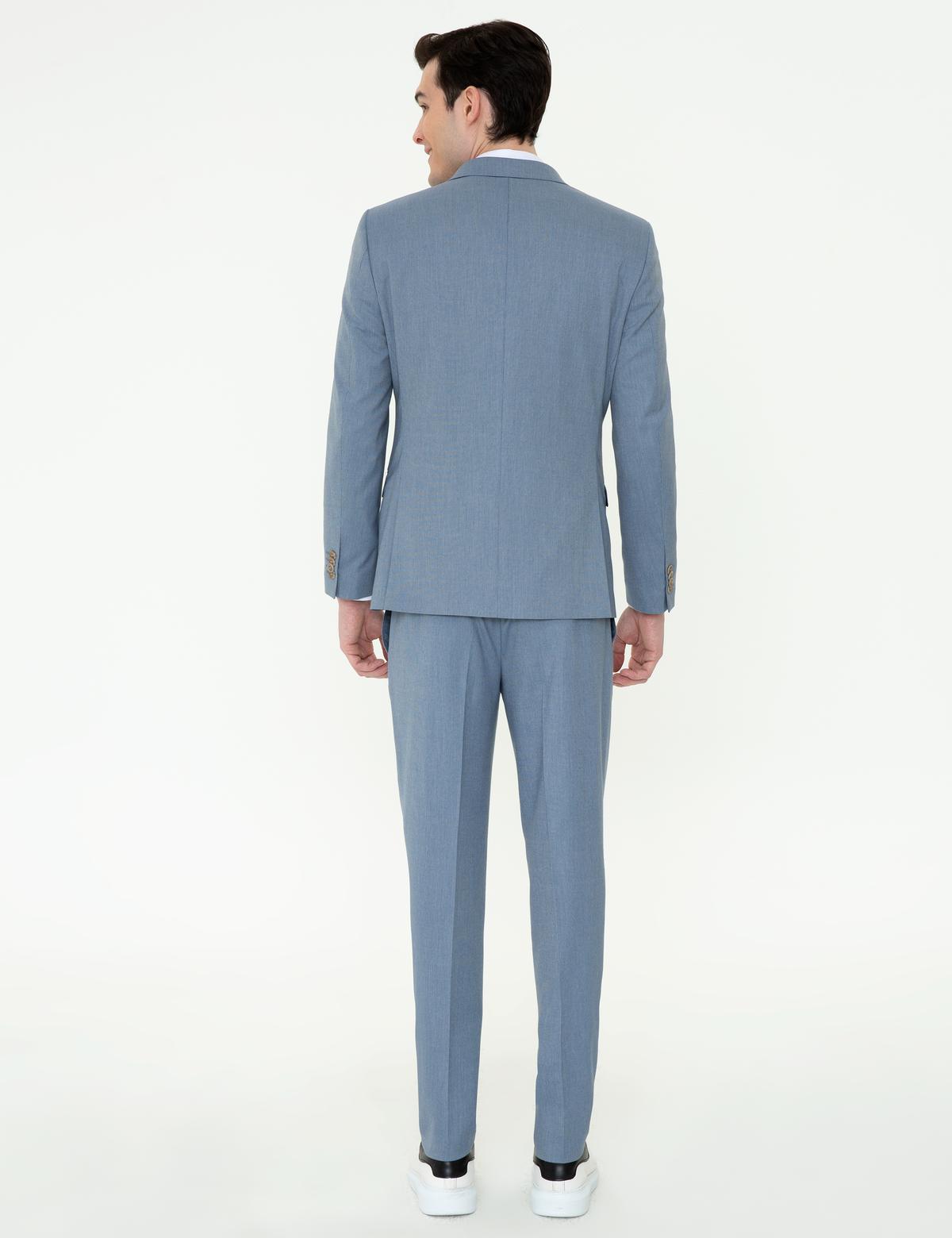 Açık Mavi Ex. Slim Fit Takım Elbise - 50251954047