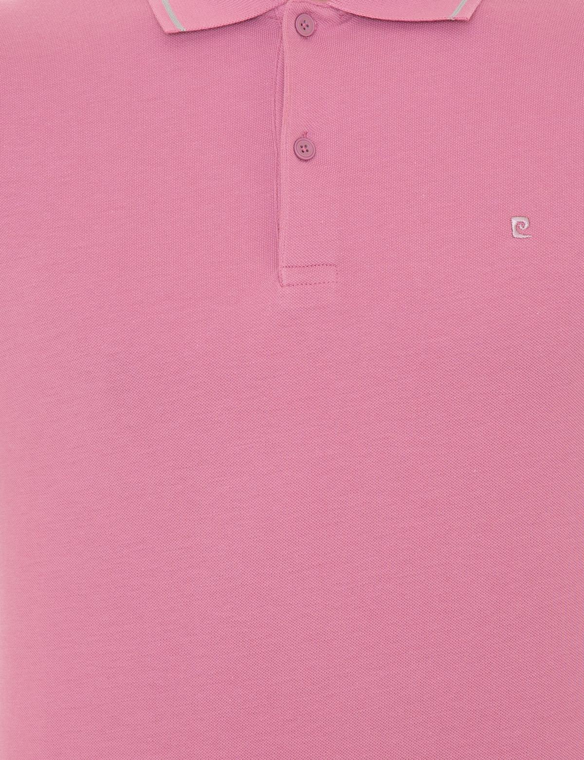 Gül Kurusu Slim Fit Polo Yaka Basic Tişört - 50252448104