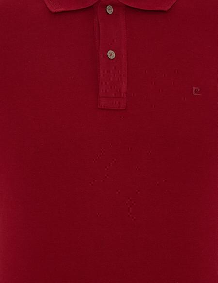 Bordo Slim Fit Basic Polo Yaka Tişört - 50249878200