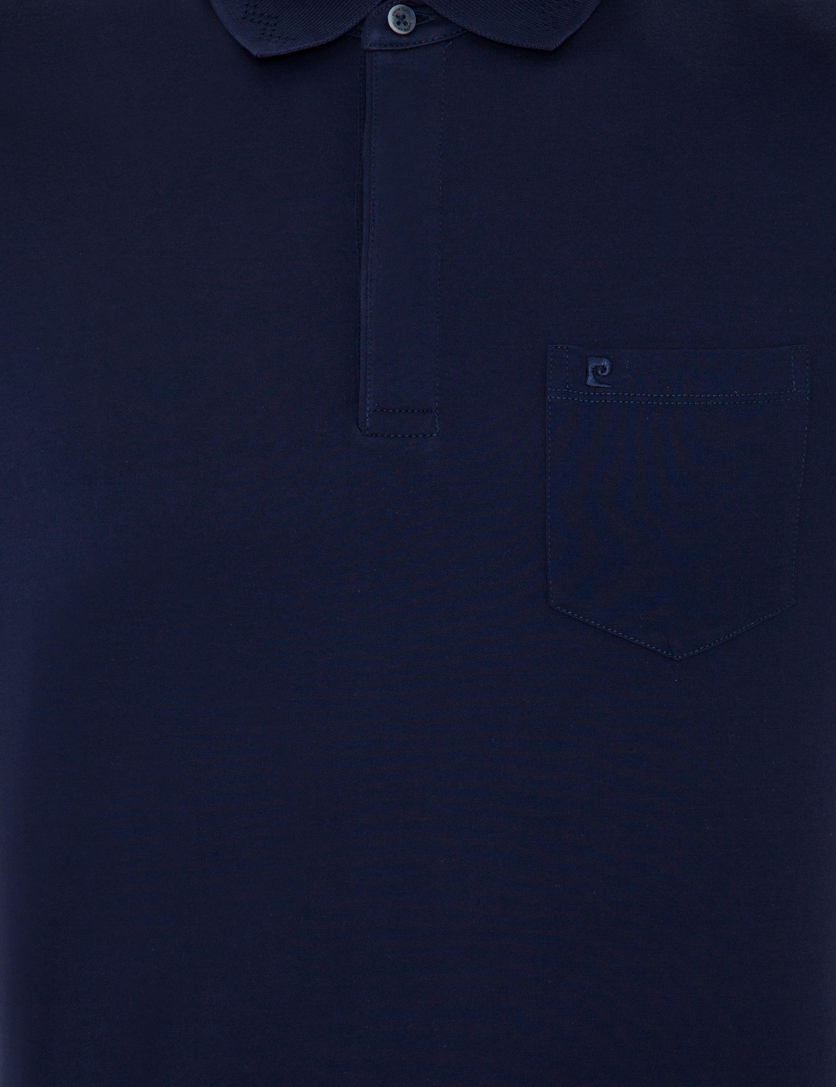 Lacivert Regular Fit Polo Yaka Merserize Tişört