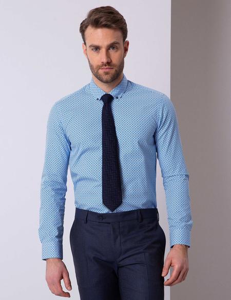 Mavi Slim Fit Uzun Kollu Gömlek - 50204569001
