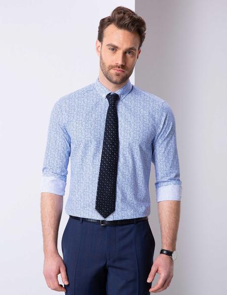 Mavi Slim Fit Uzun Kollu Gömlek - 50205897007
