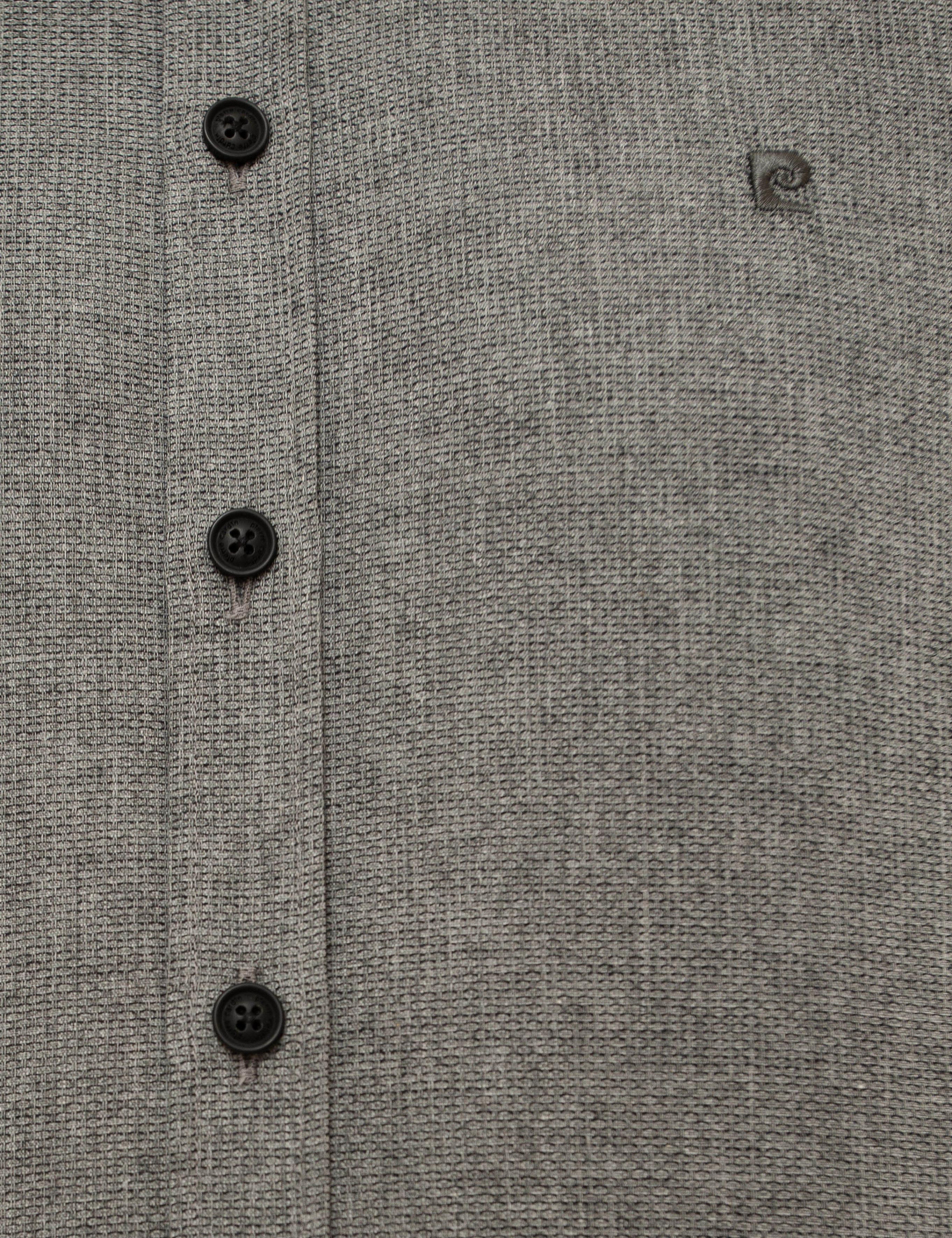 Gri Slim Fit Gömlek