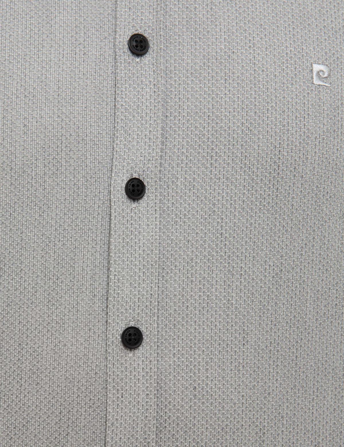 Gri Slim Fit Uzun Kollu Gömlek - 50209255008