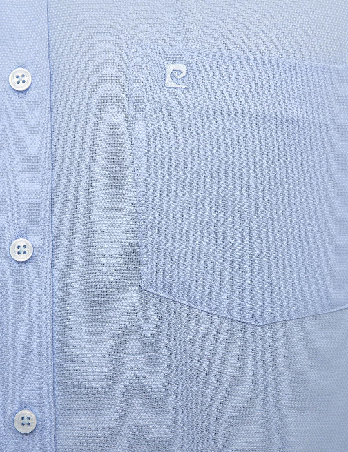 Açık Mavi Regular Fit Armürlü Gömlek - 50209663010