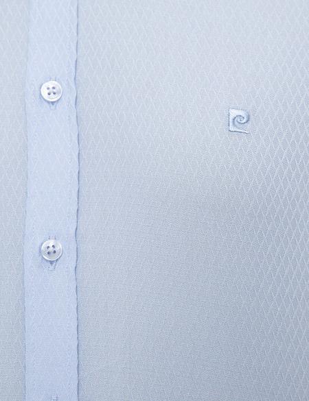 Açık Mavi Slim Fit Uzun Kollu Gömlek - 50209667010