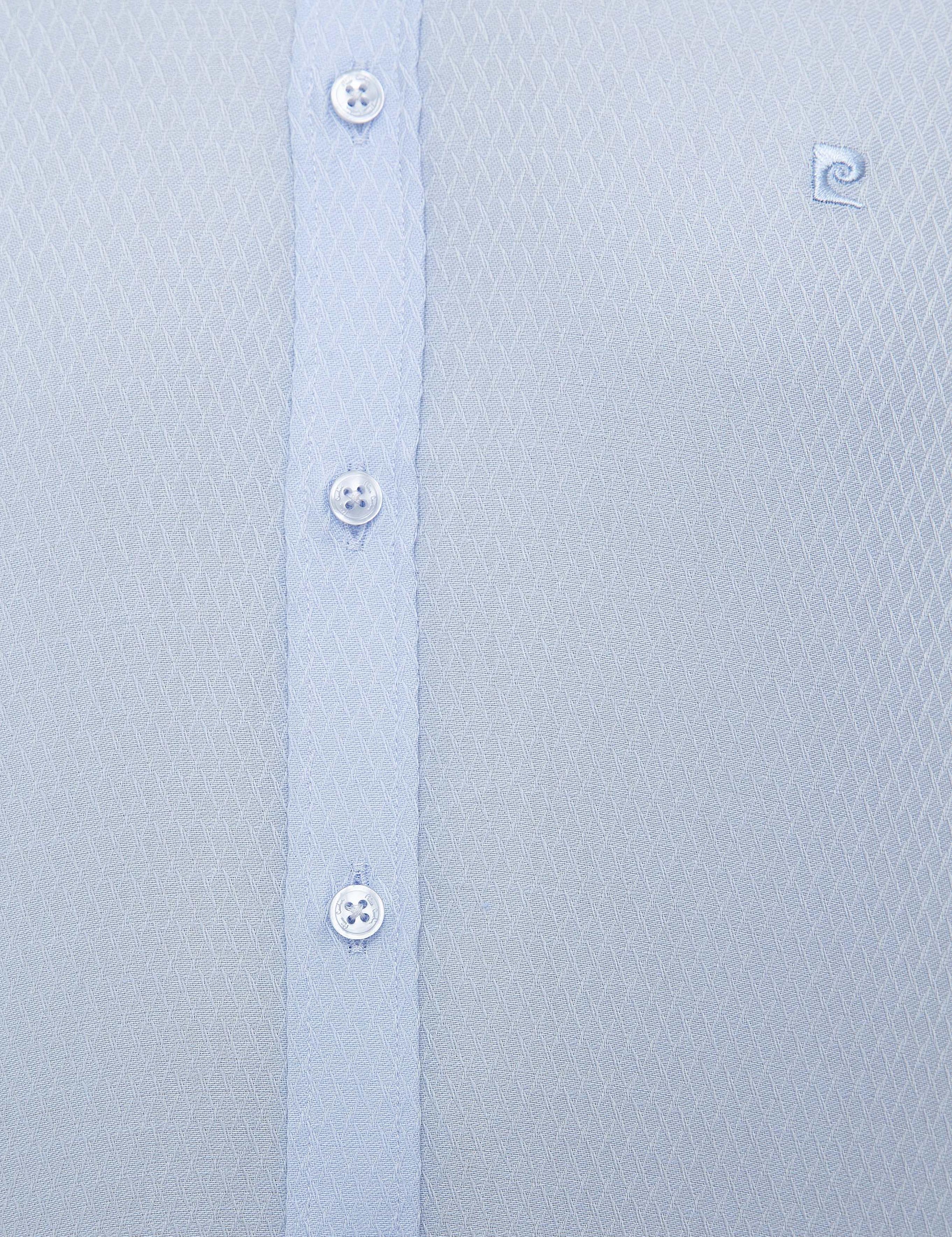 Açık Mavi Slim Fit Uzun Kollu Gömlek