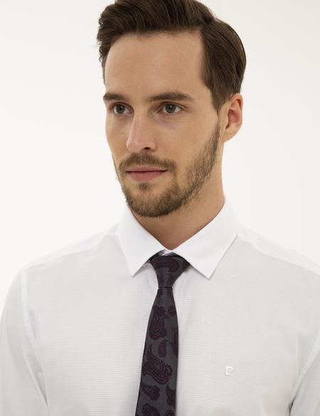 Beyaz Slim Fit Uzun Kollu Gömlek - 50219269007
