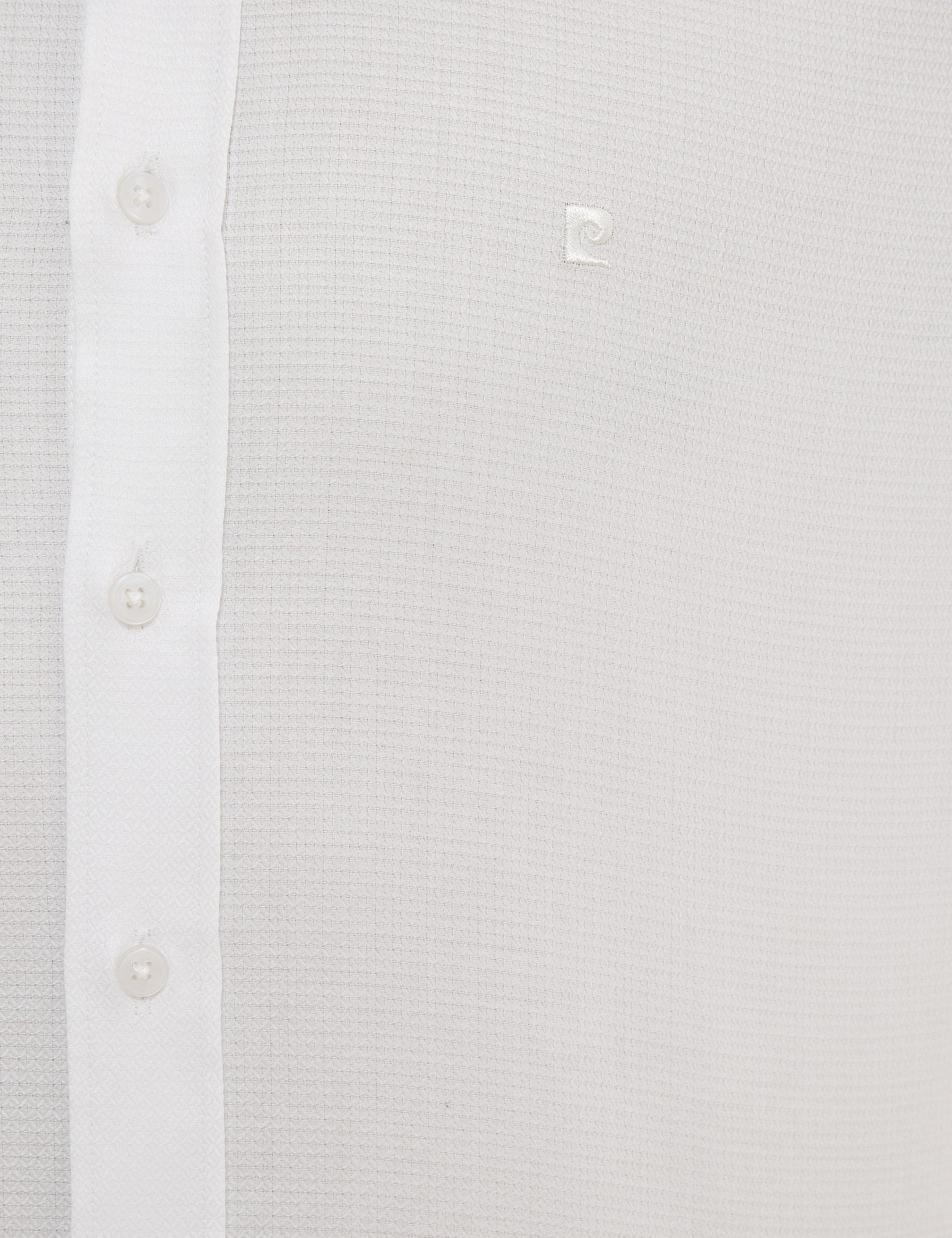 Beyaz Slim Fit Uzun Kollu Gömlek