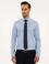 Açık Mavi Slim Fit Armürlü Gömlek