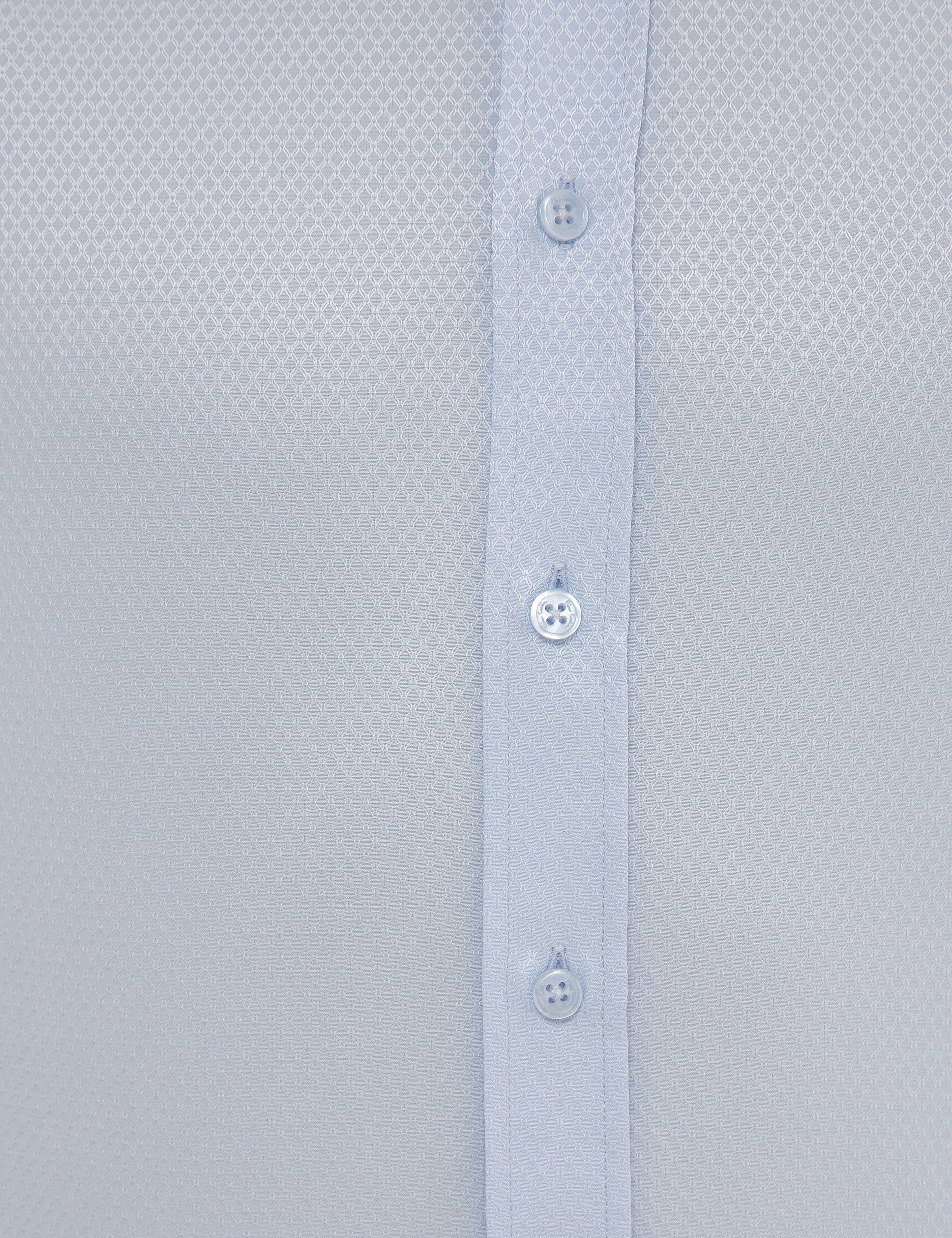 Mavi Slim Fit Uzun Kollu Gömlek - Image 6