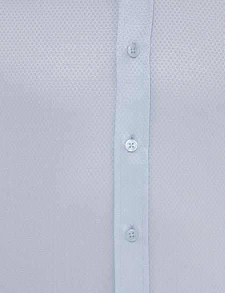 Mavi Slim Fit Armürlü Gömlek - 50223807012