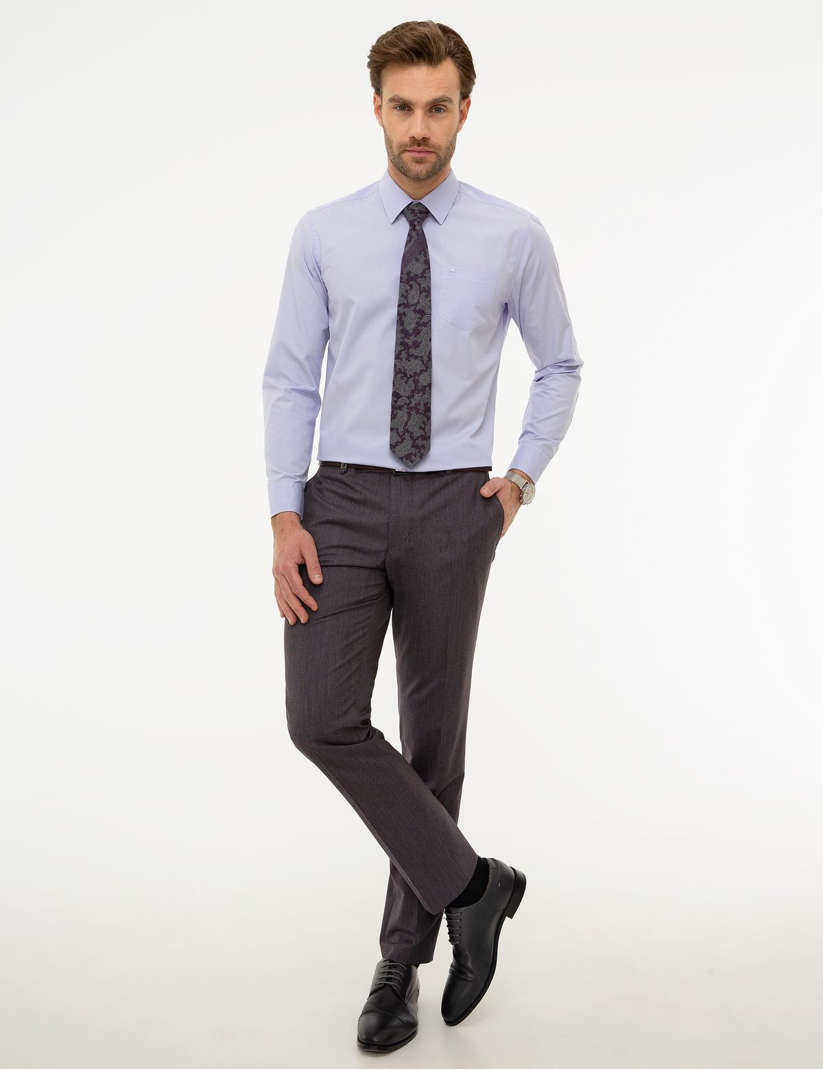 Lila Regular Fit Gömlek - 50225965004