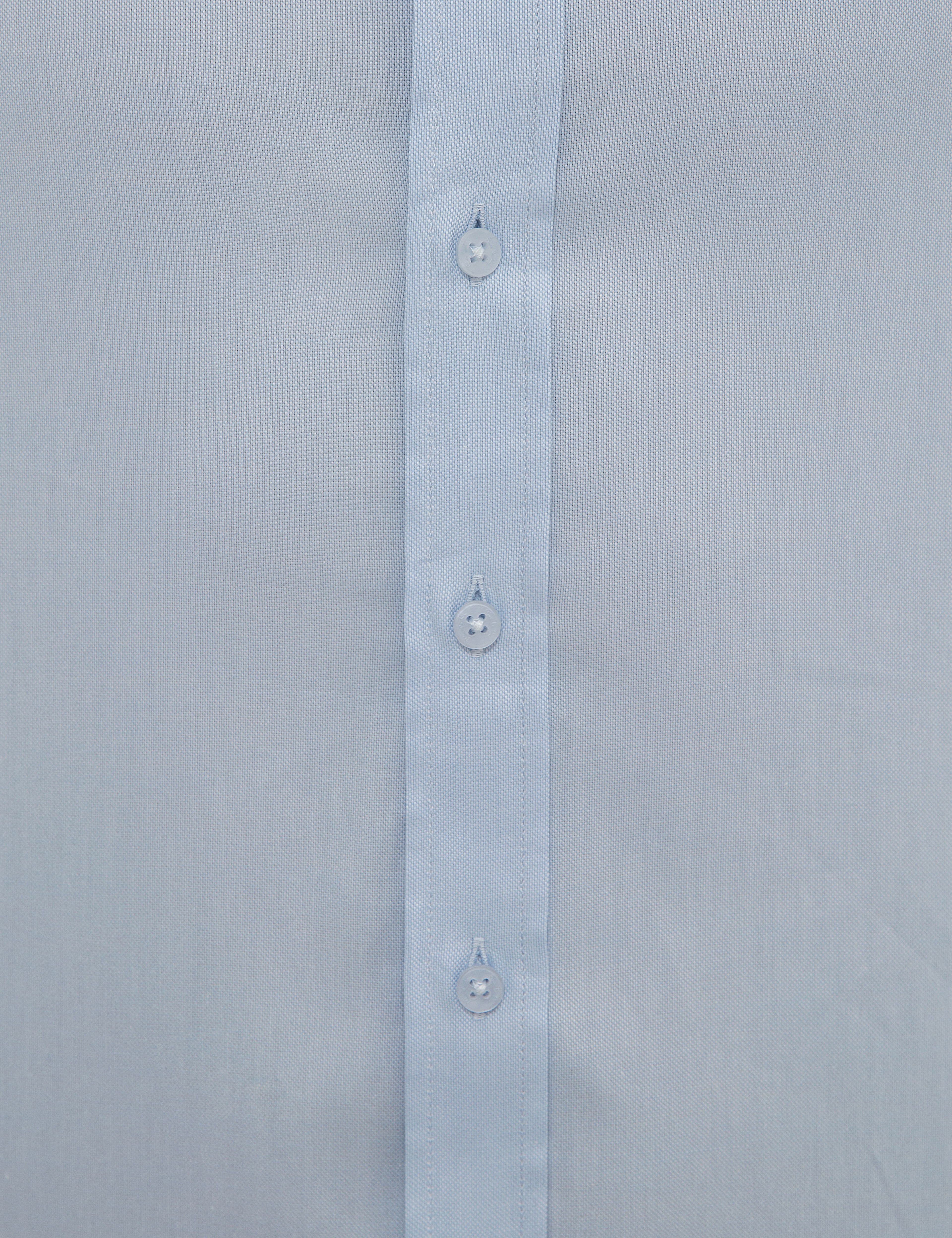Açık Mavi Slim Fit Uzun Kollu Gömlek - Image 6