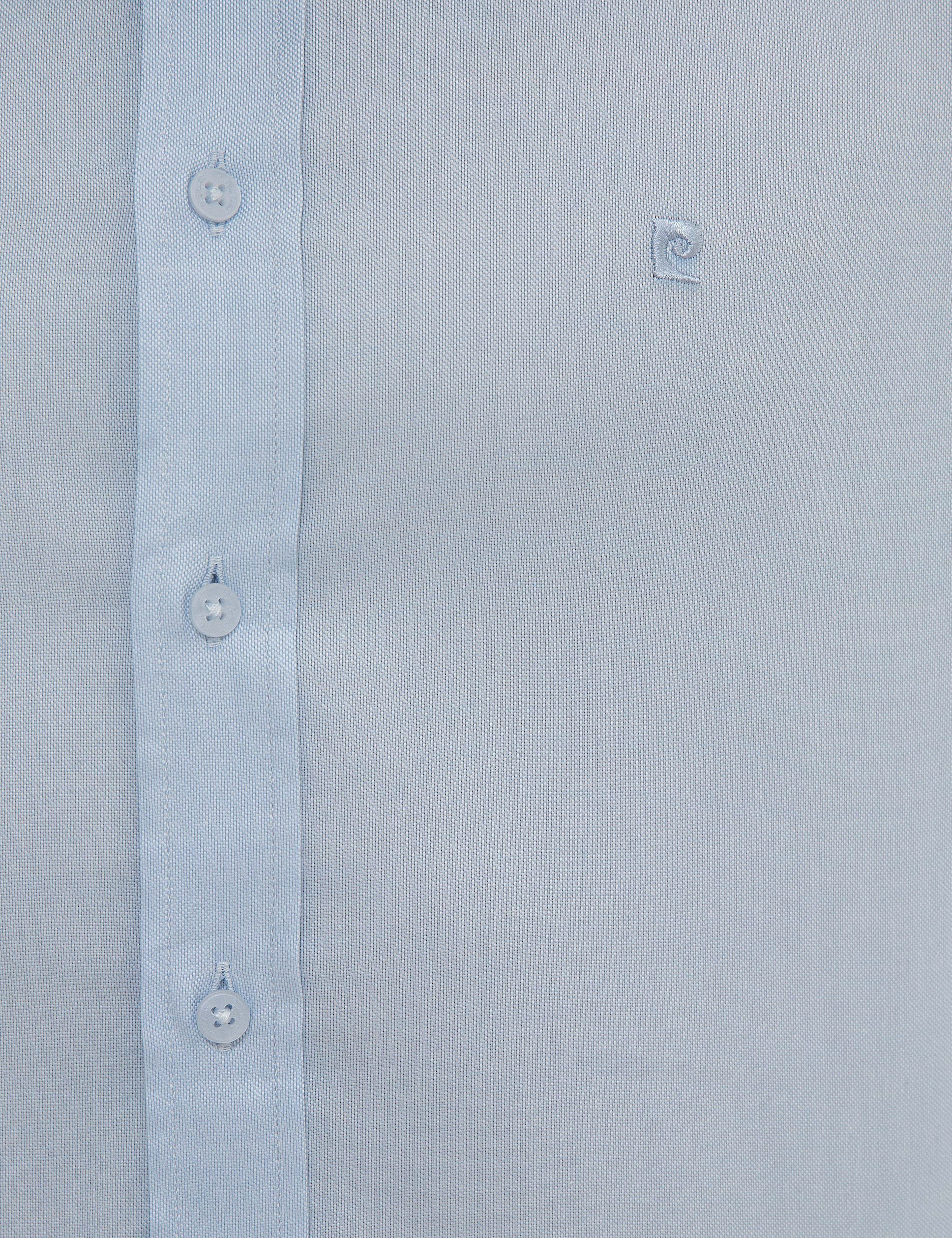 Açık Mavi Slim Fit Uzun Kollu Gömlek