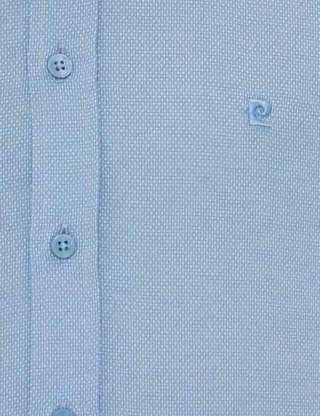 Mavi Slim Fit Armürlü Gömlek - 50227370037