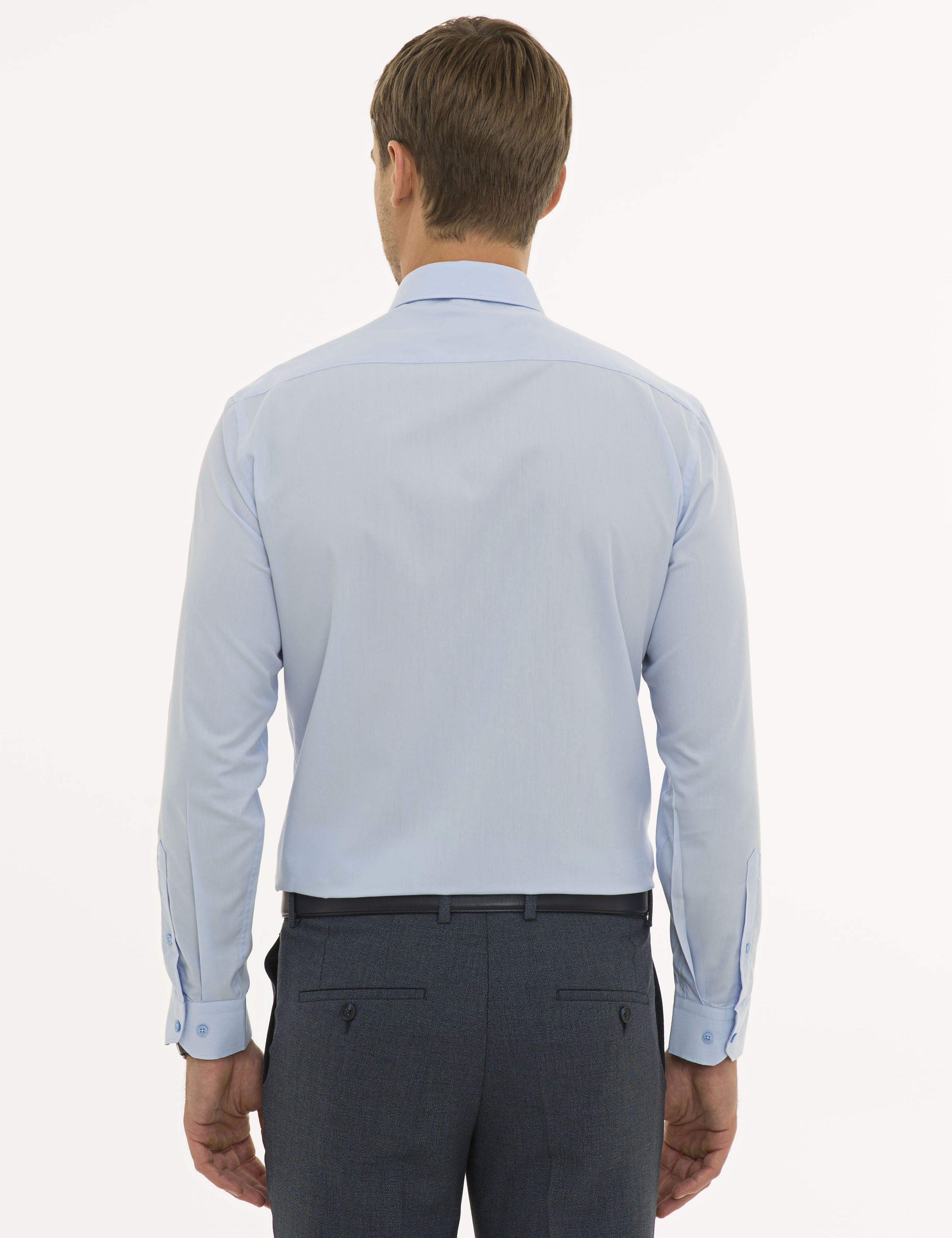 Mavi Slim Fit Basic Gömlek - Image 3