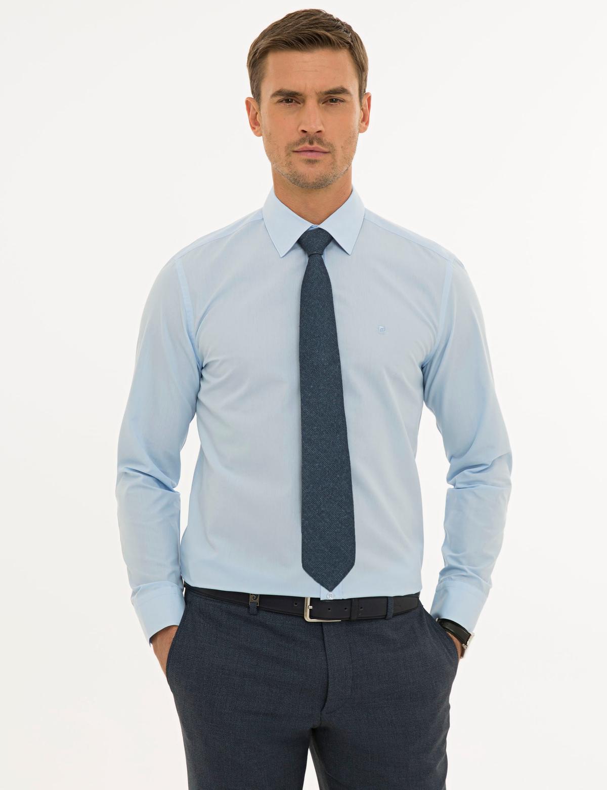 Açık Mavi Regular Fit Basic Gömlek