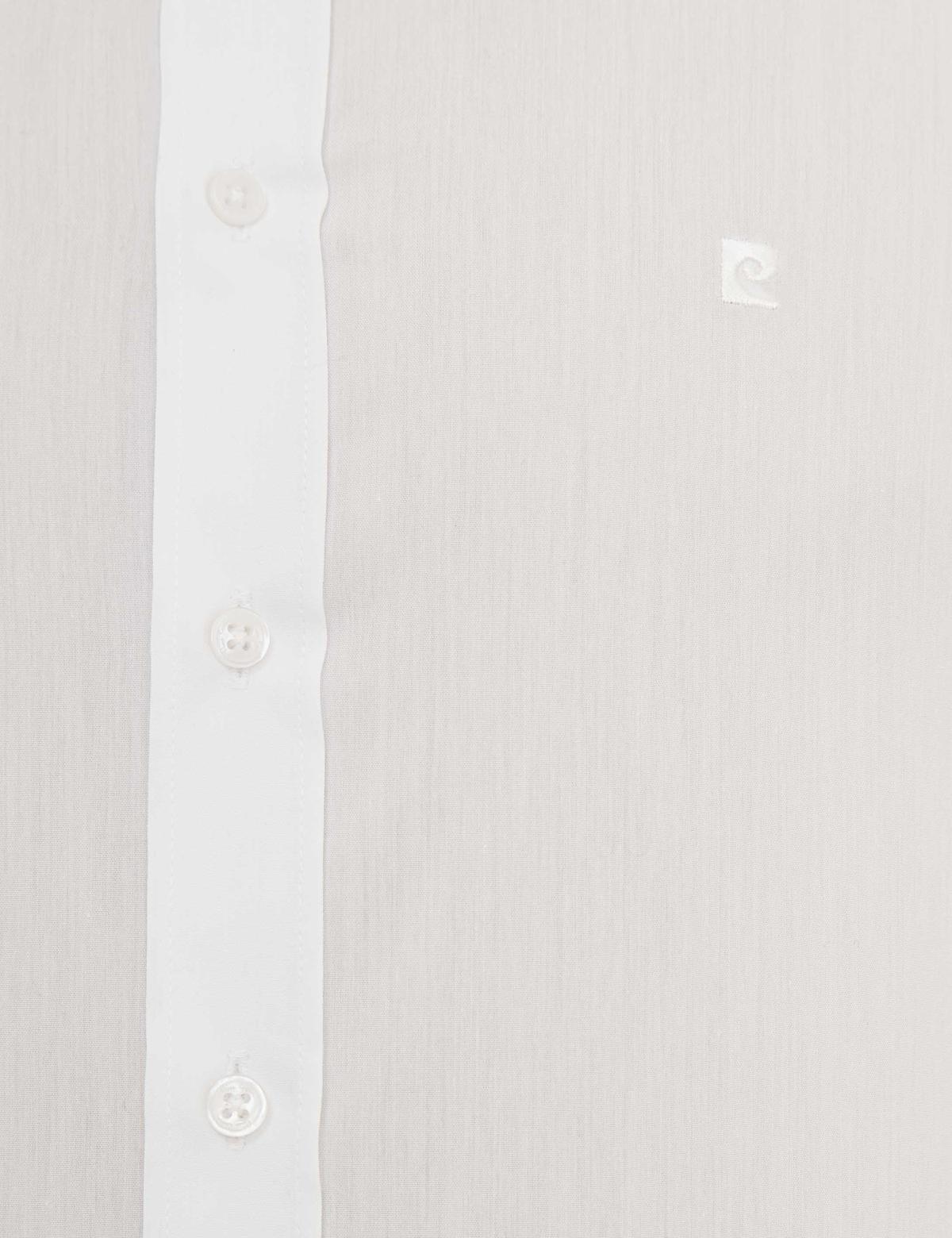 Beyaz Regular Fit Basic Gömlek - 50233544010