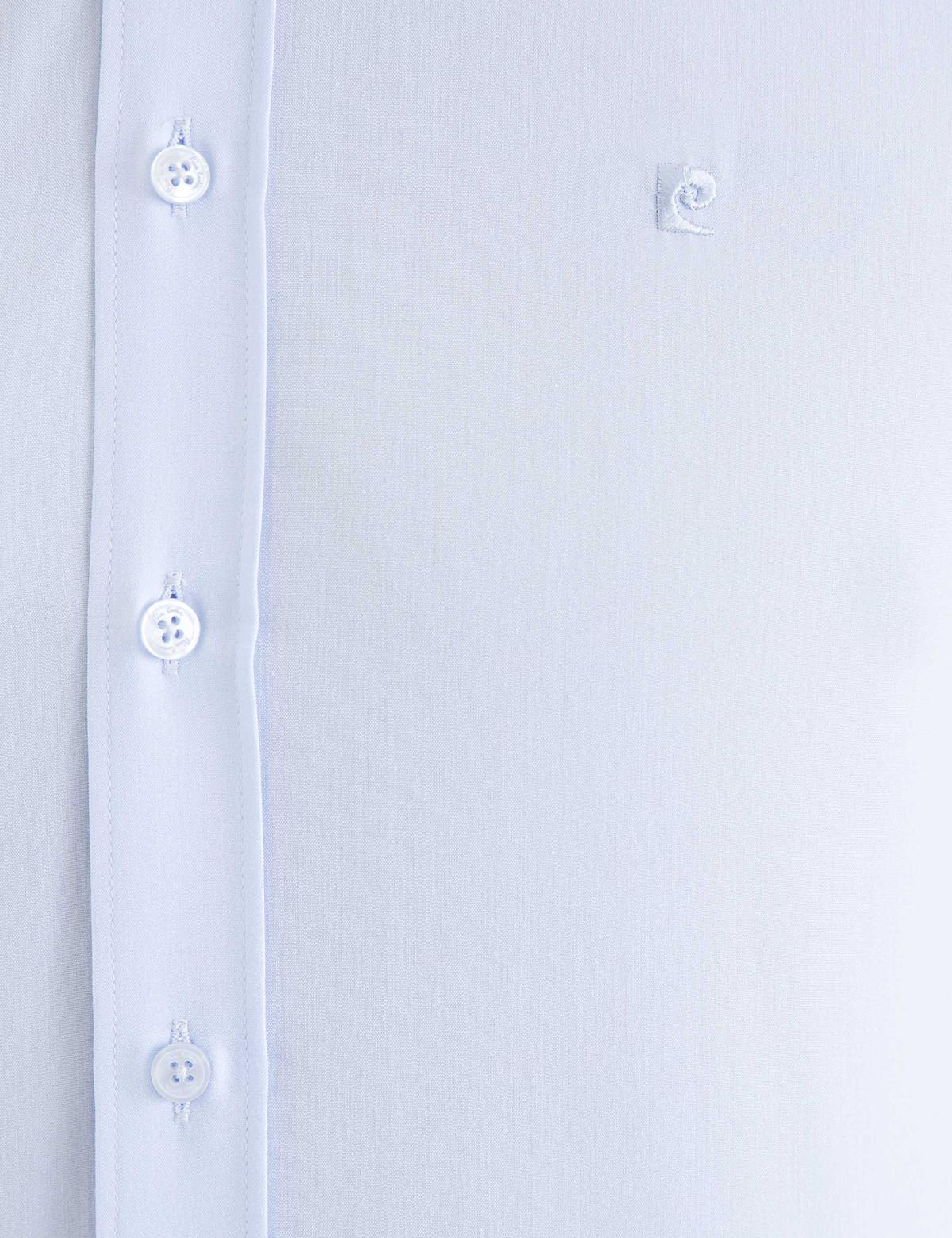 Açık Mavi Slim Fit Basic Gömlek - 50233539007