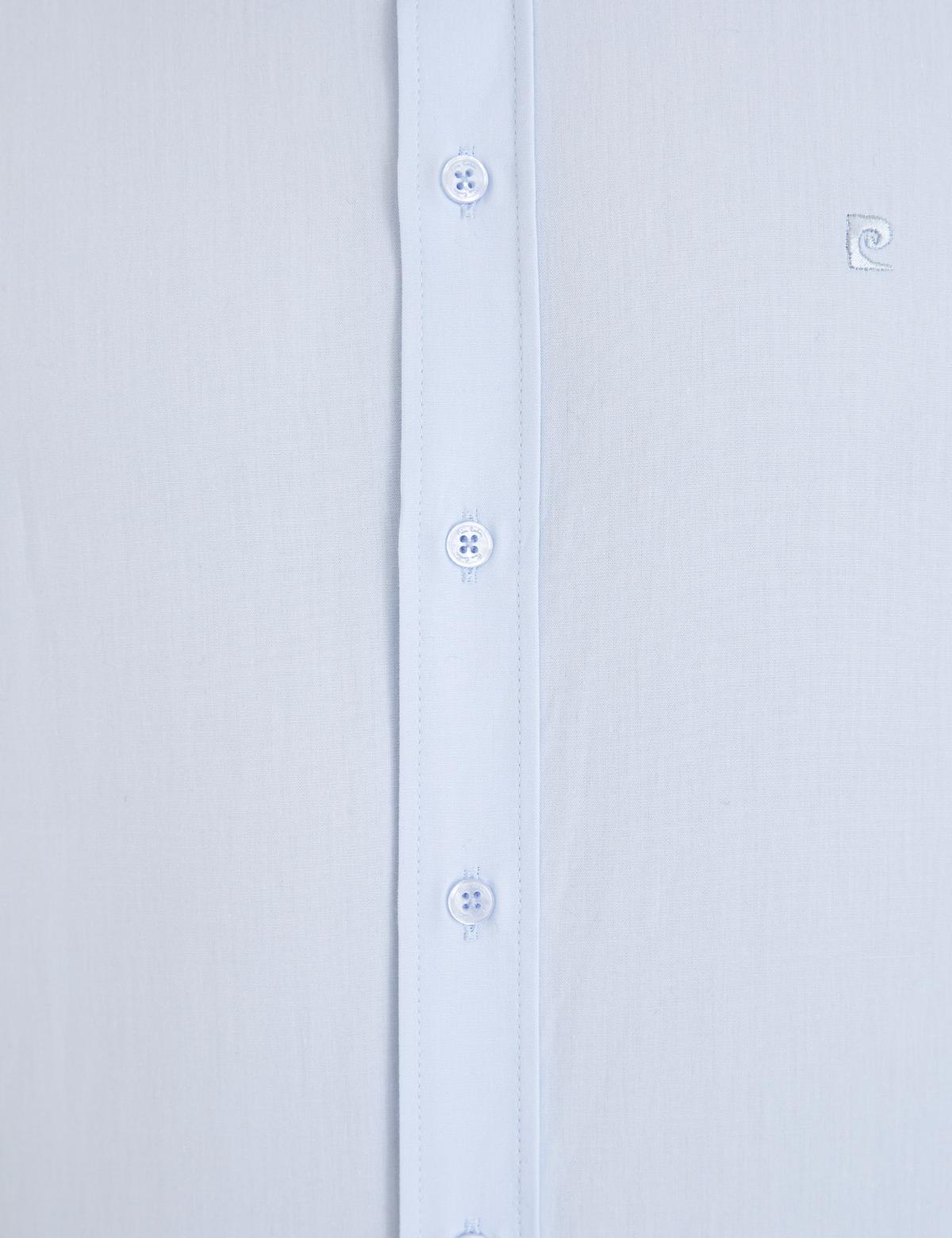 Açık Mavi Slim Fit Basic Gömlek - 50233545002