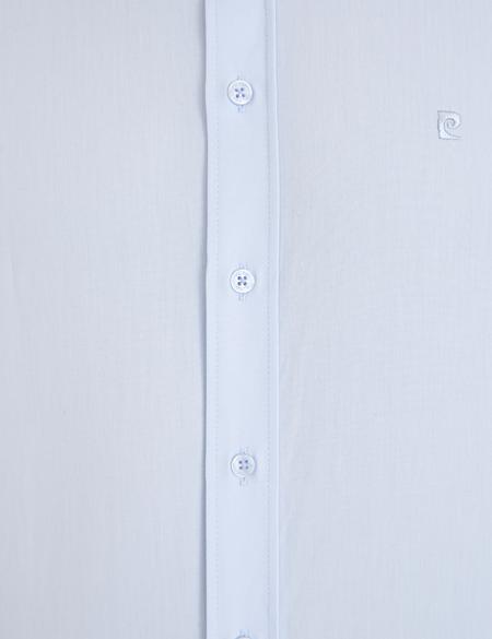 Açık Mavi Slim Fit Basic Gömlek - 50233545002