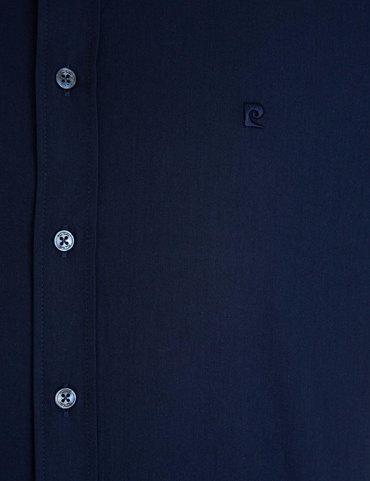 Lacivert Slim Fit Basic Gömlek - 50233545020