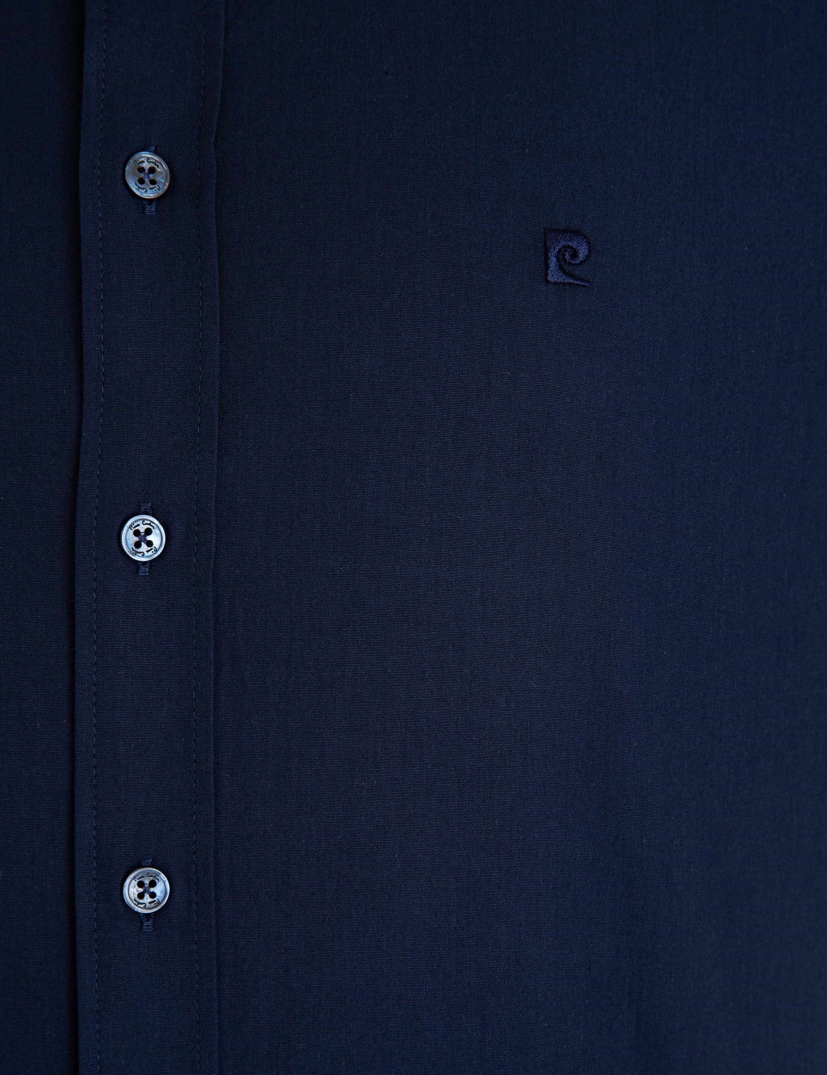 Lacivert Slim Fit Basic Gömlek