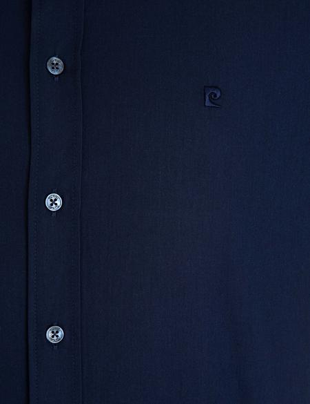 Lacivert Slim Fit Basic Gömlek - 50233545020