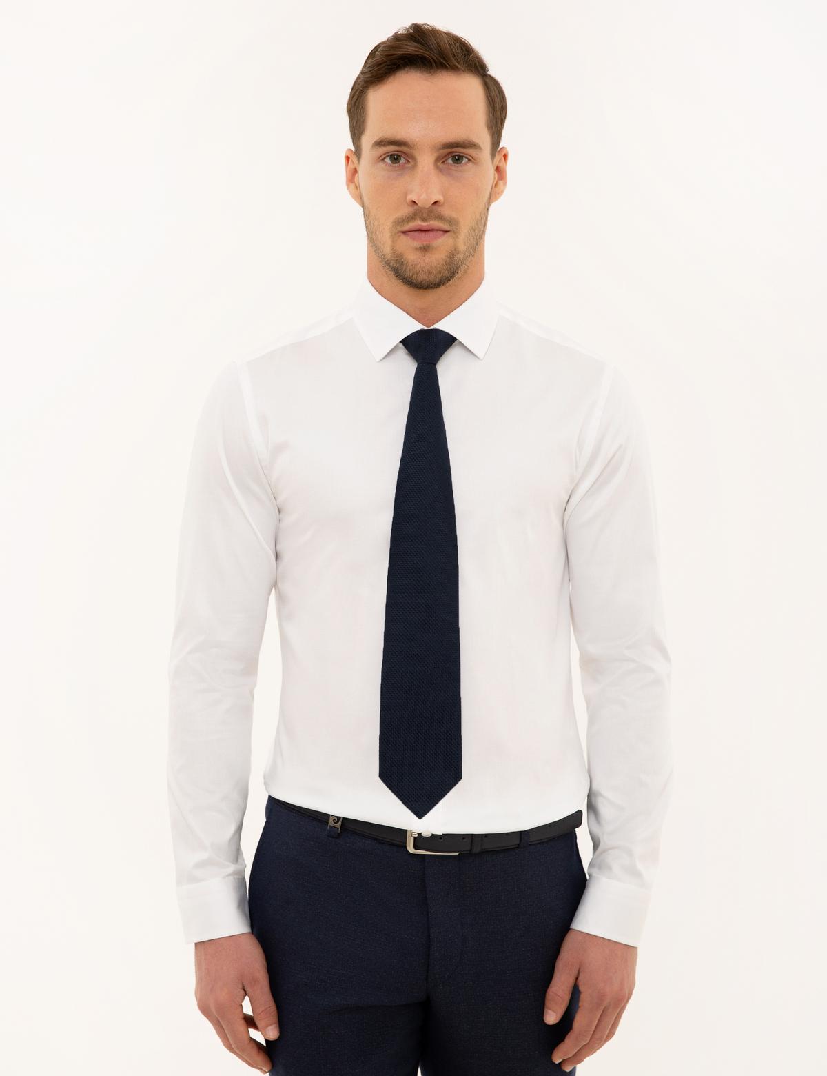 Beyaz Ex. Slim Fit Gömlek