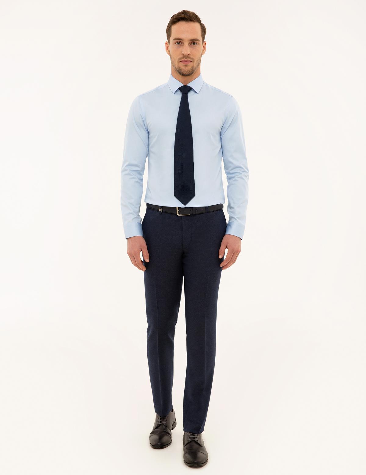 Koyu Mavi Ekstra Slim Fit Gömlek - 50229096032