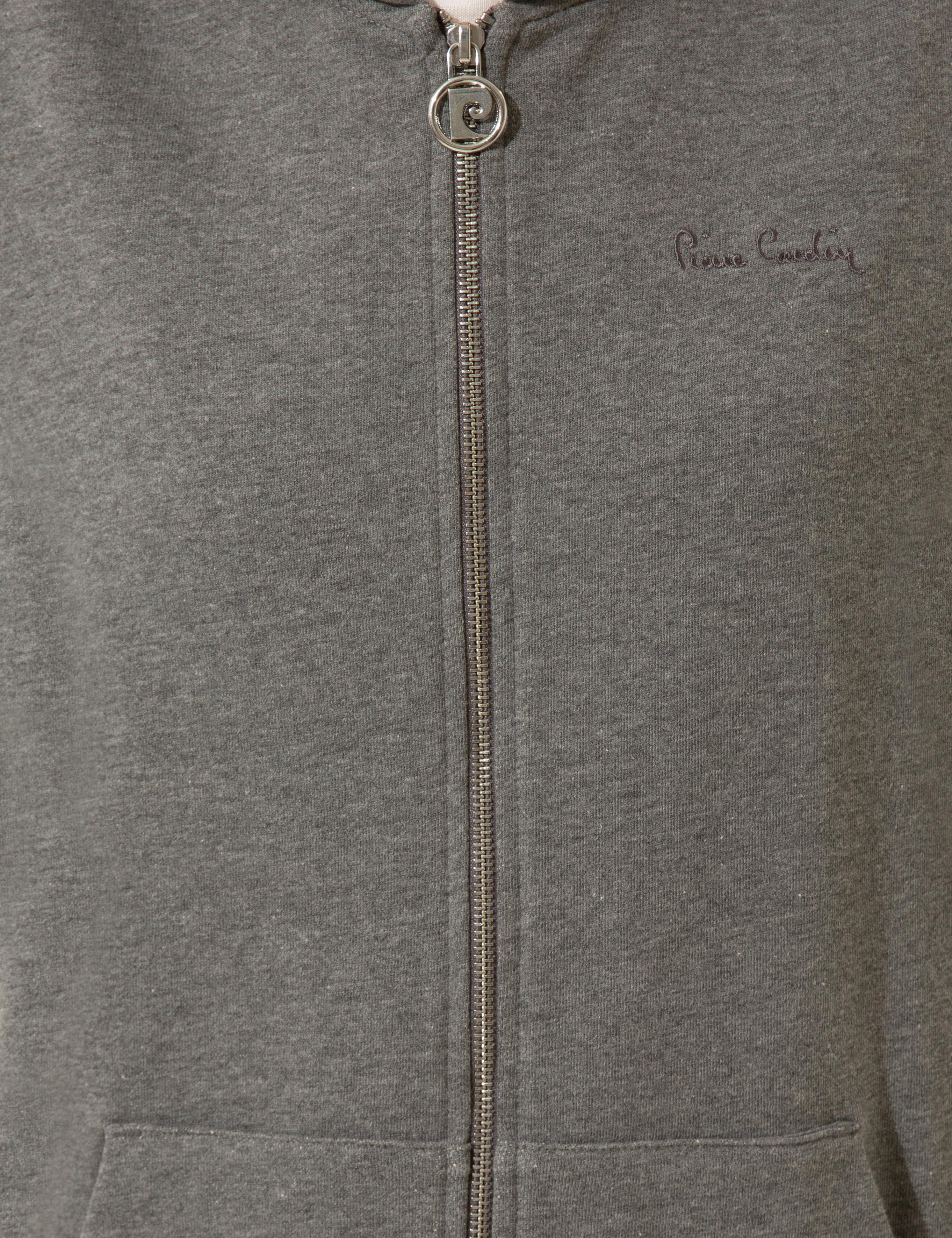 Gri Melanj Örme Hırka