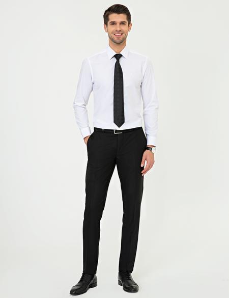 Beyaz Slim Fit Uzun Kollu Klasik Gömlek - 50251670014