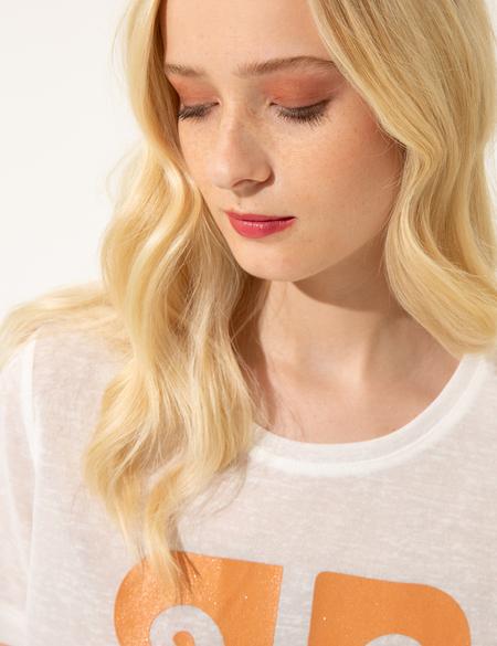 Turuncu Regular Fit Tişört - 50246198007