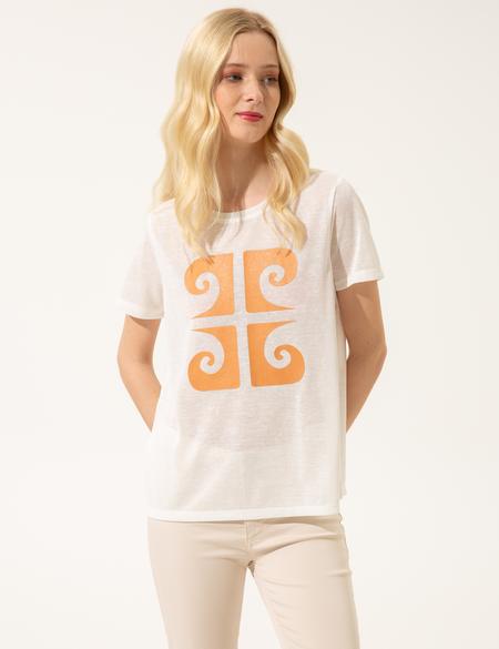 Turuncu Regular Fit Tişört - 50246198007