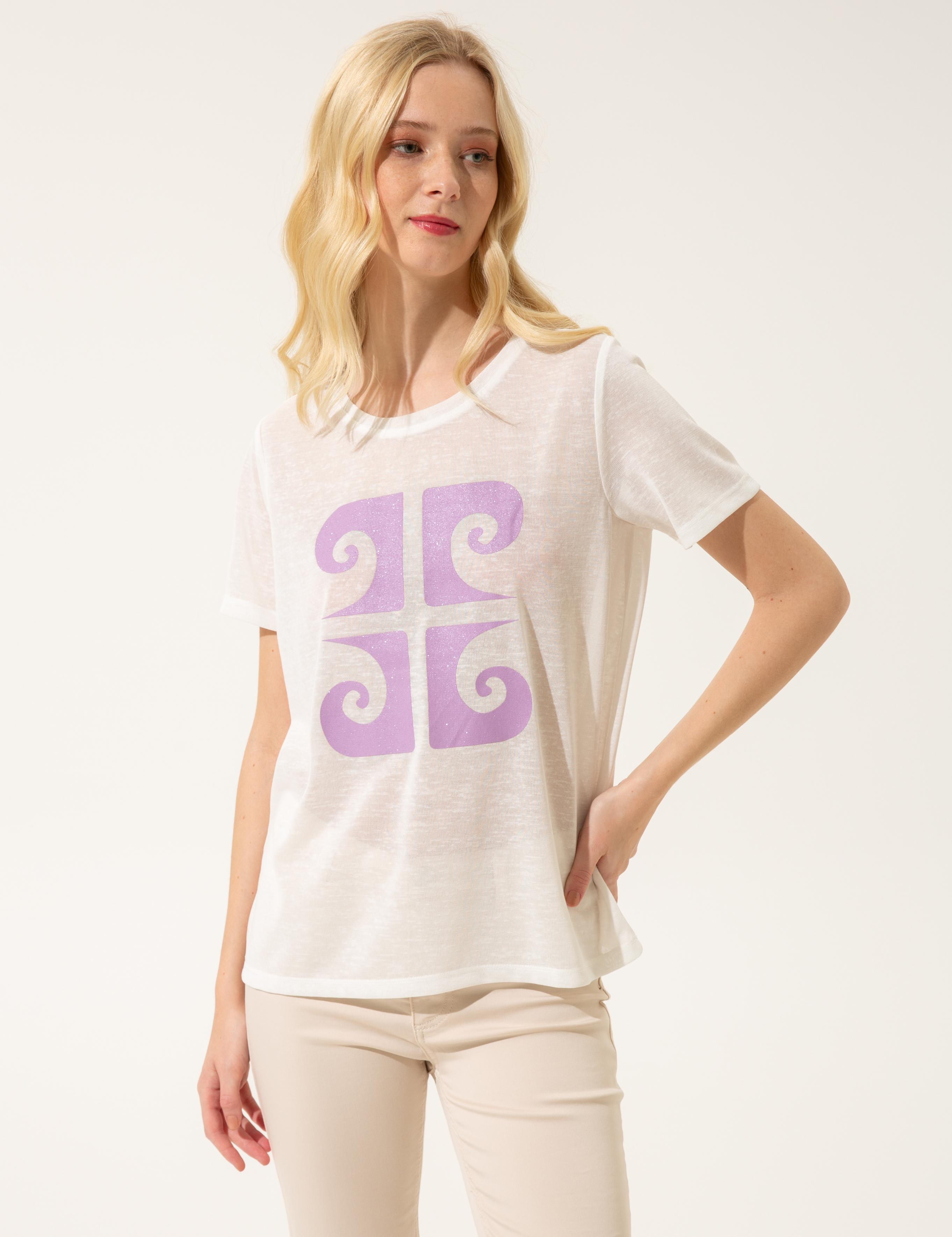 Lila Regular Fit Tişört