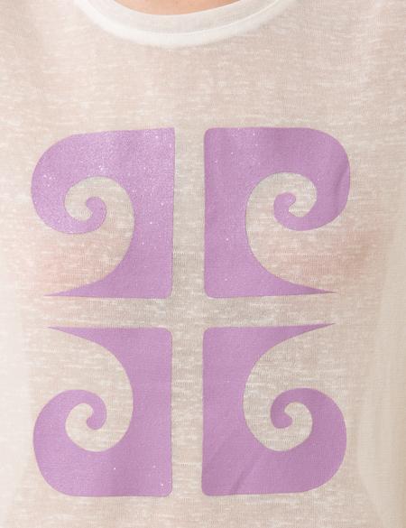 Lila Regular Fit Tişört - 50246198012