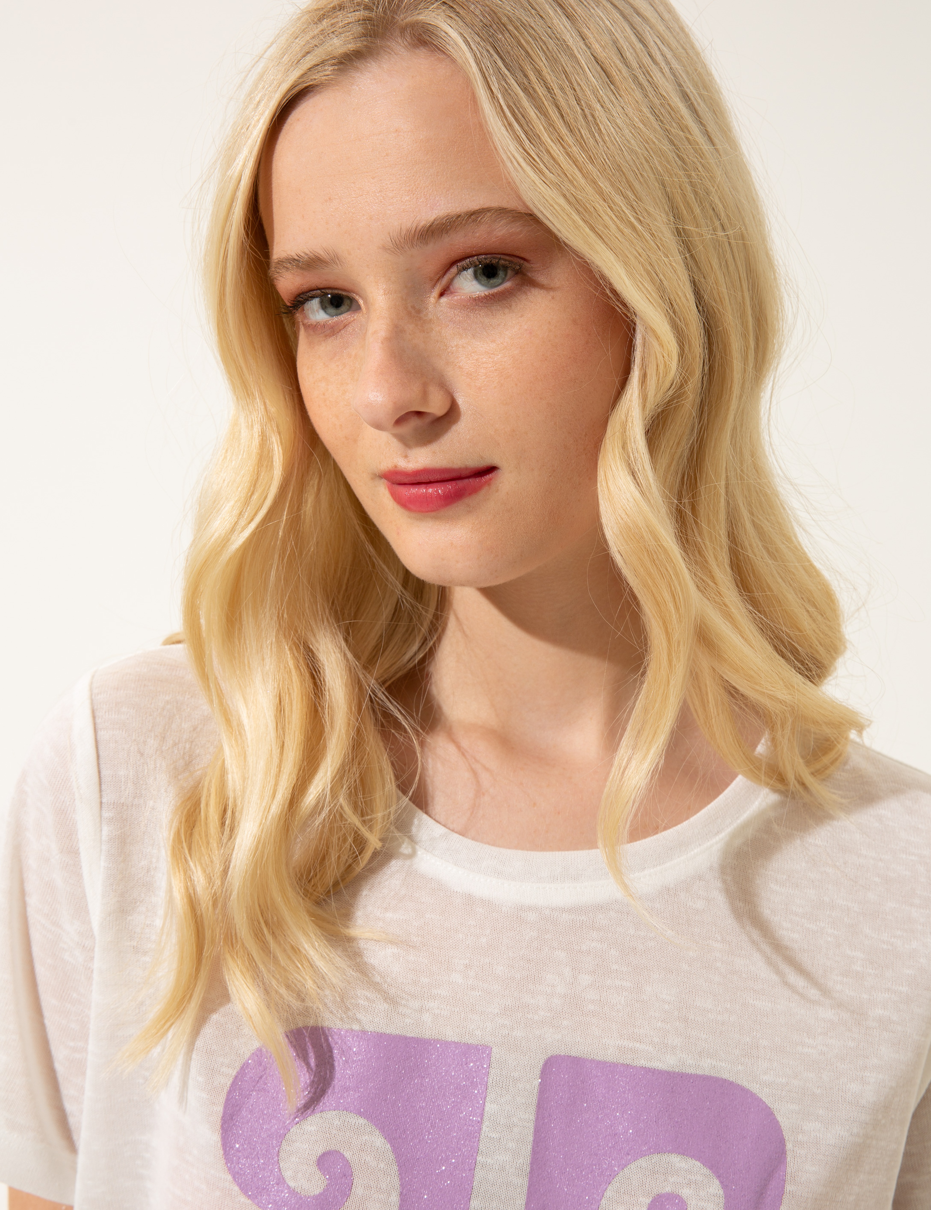 Lila Regular Fit Tişört - Image 2