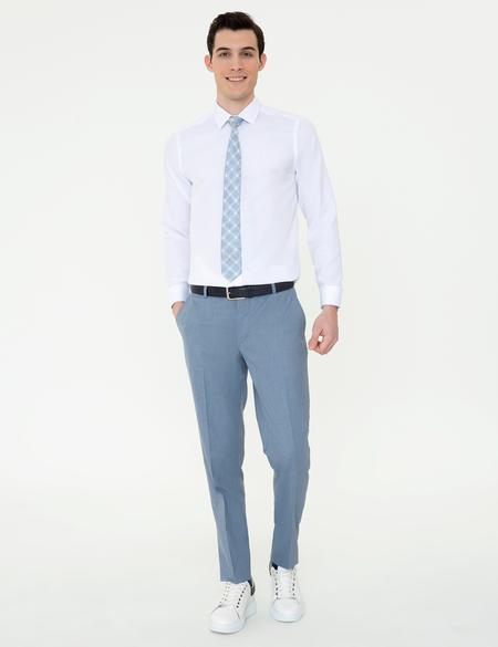 Beyaz Slim Fit Oxford Gömlek - 50247117010