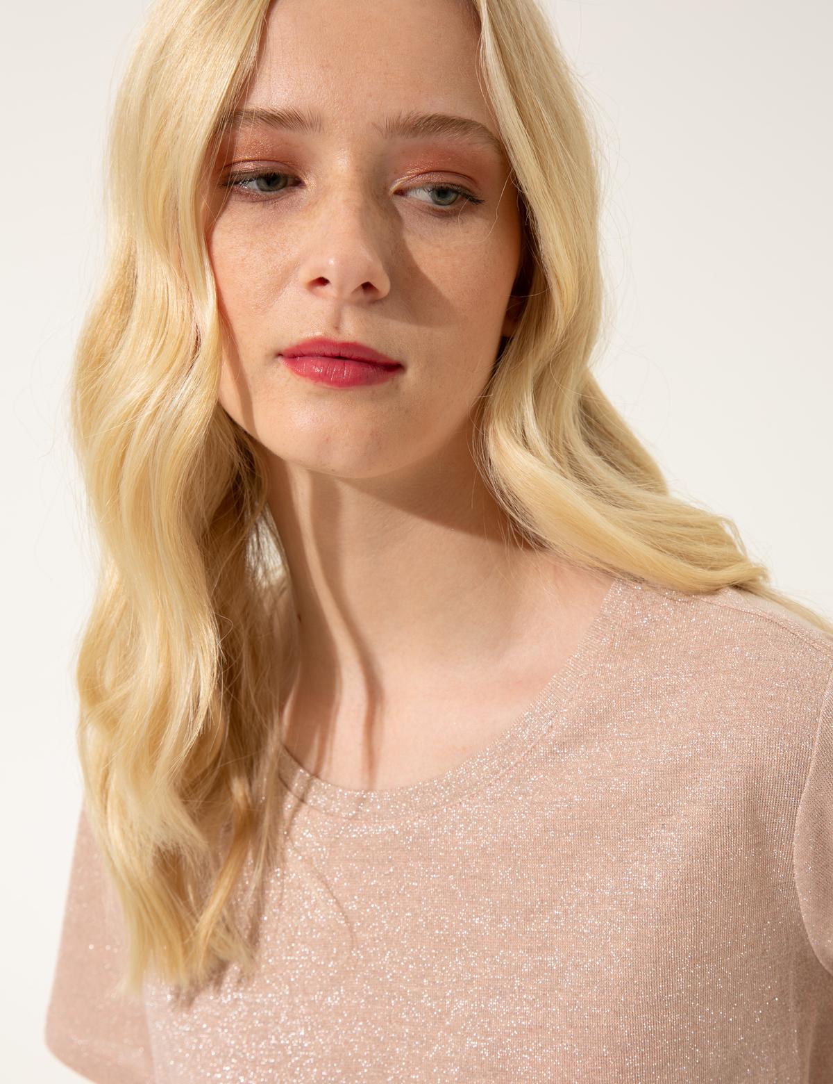 Pudra Regular Fit Tişört - 50246148001