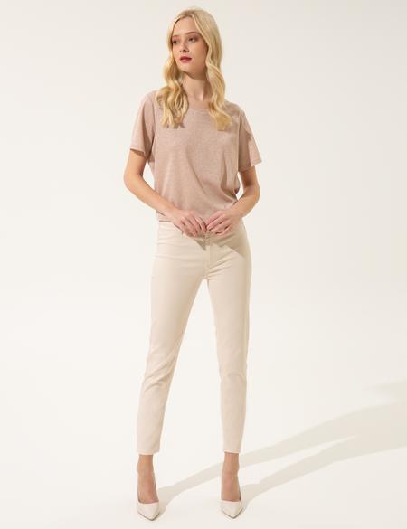 Pudra Regular Fit Tişört - 50246148001