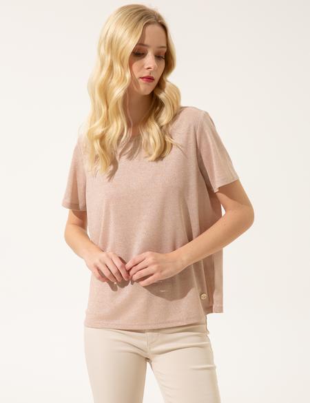 Pudra Regular Fit Tişört - 50246148001