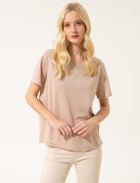 Pudra Regular Fit Tişört - 50246148001